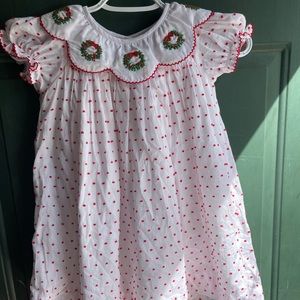 Smockingbirds Christmas Dress
